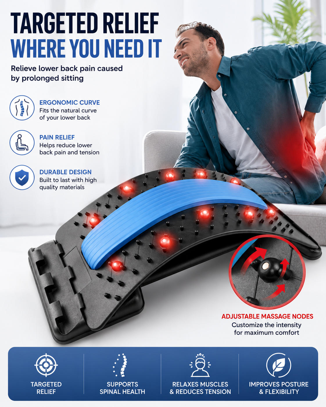 Takara™ SpineRelief Back Stretcher