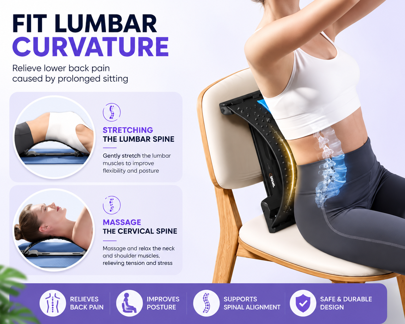 Takara™ SpineRelief Back Stretcher
