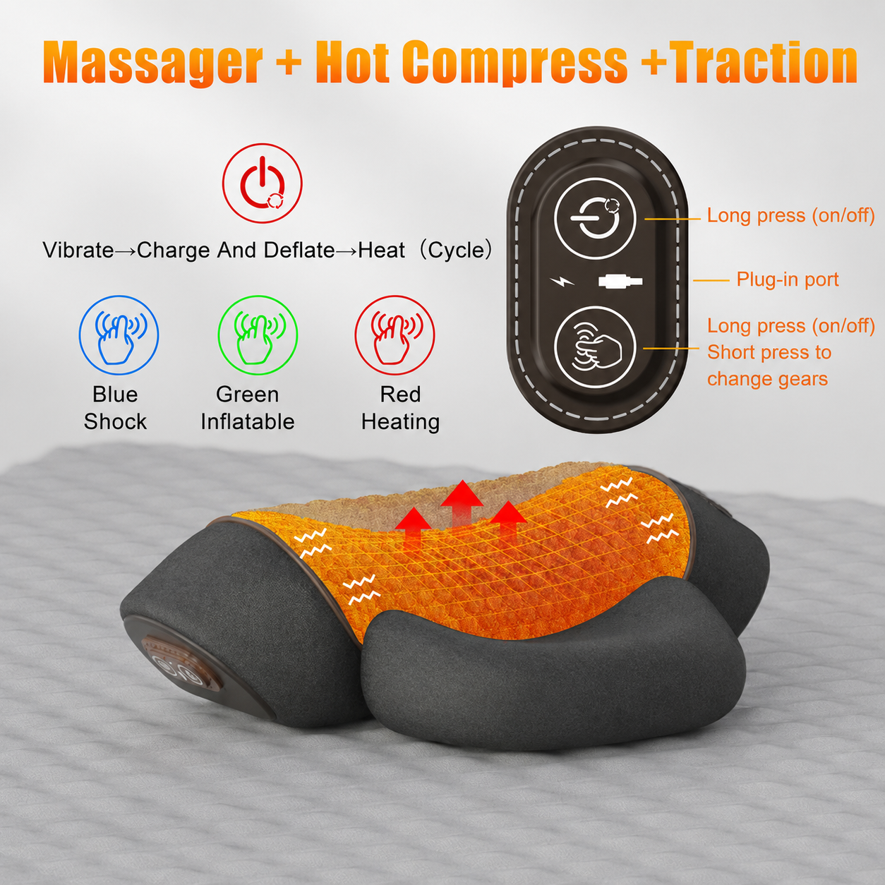 Takara™ NeckRelief Massager Pillow